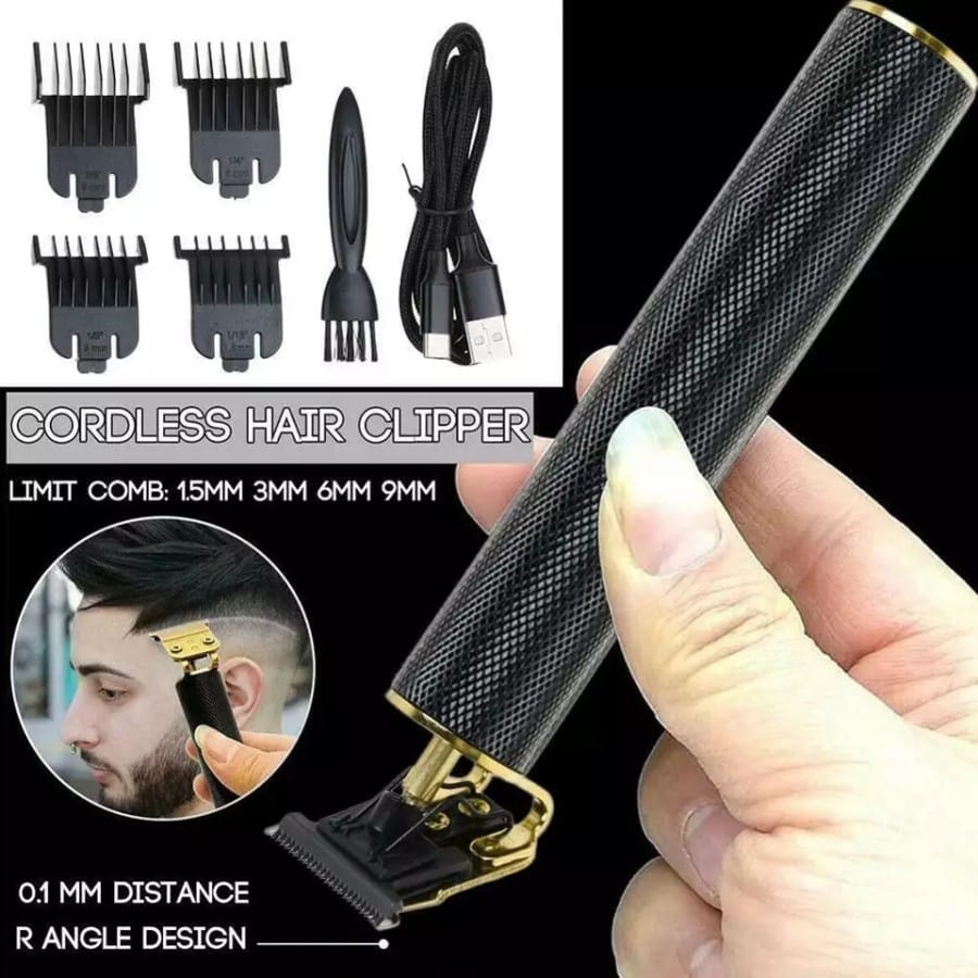 Alat Cukur Rambut Jenggot Kumis KEMEI KM 1971 Elektrik Dapat Di isi Ulang Tanpa Kabel - Hair Clipper Professional Barber Trimmer