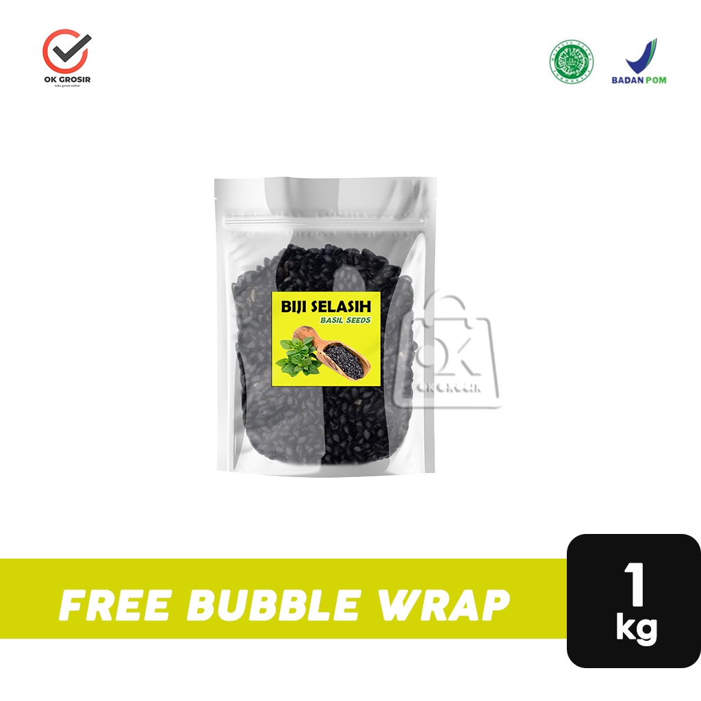

Biji Selasih / Fresh Basil Seeds (1 Kg)