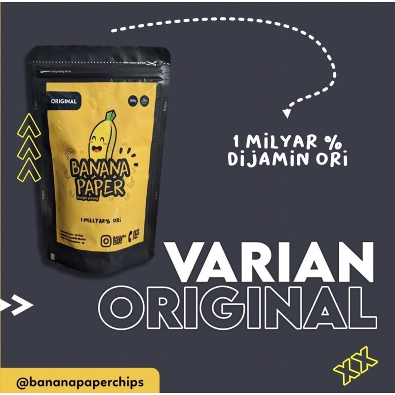 

BANANA PAPER CHIPS ORIGINAL