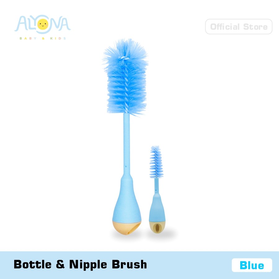 KtmStore sikat pembersih cuci botol 2 IN 1 Bottle Nipple Brush Alyona AL-004