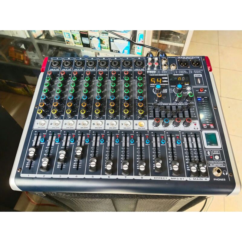 power mixer black spider ed 8