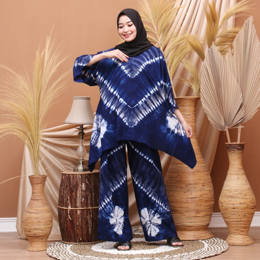 setelan shibori batik shibori shibori set batik pekalongan