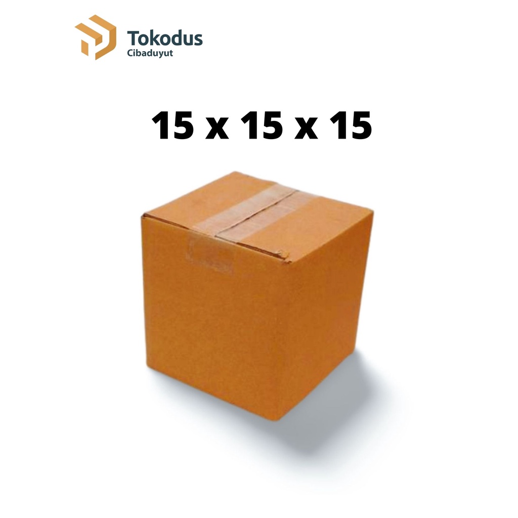 

Kardus Box Kemasan | Kardus Box Polos | Kardus Packing | Dus Paket uk 15 x 15 x 15 cm - Tokodus Cibaduyut