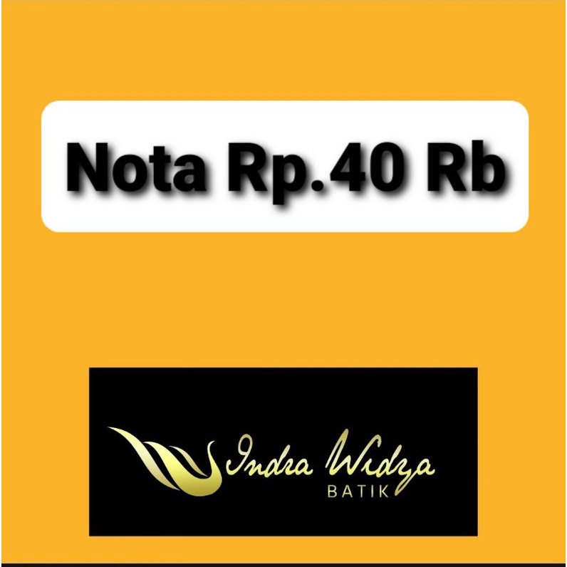 Kaos nota 40rb