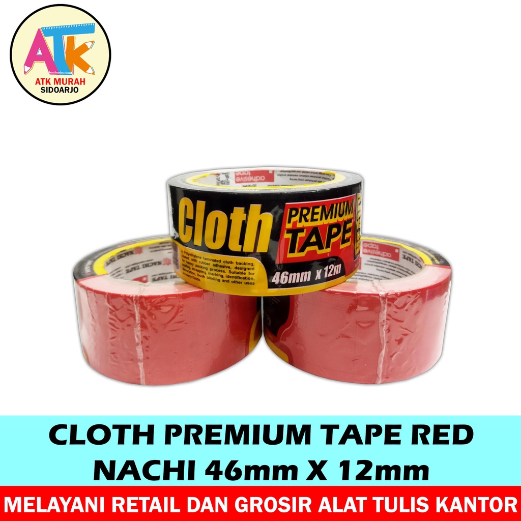 

Cloth Premium Tape Nachi 46mm X 12mm Red