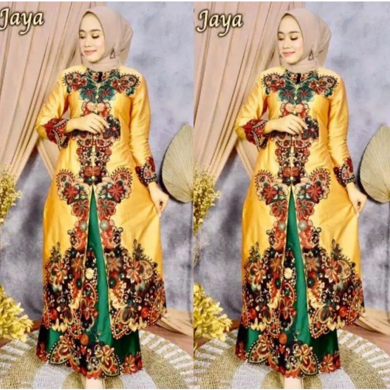 Stelan Kebaya Kipas Sapu Jagat Original Pelangi Jaya