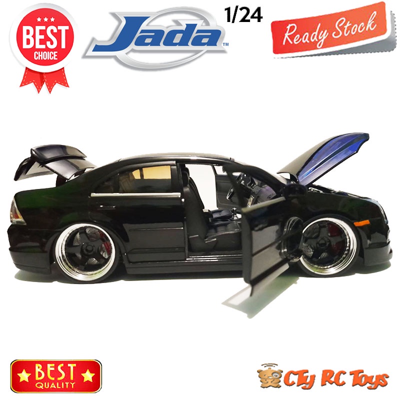 Jada Diecast 1/24 Ford Fusion Miniatur Mobil Mobilan Metal