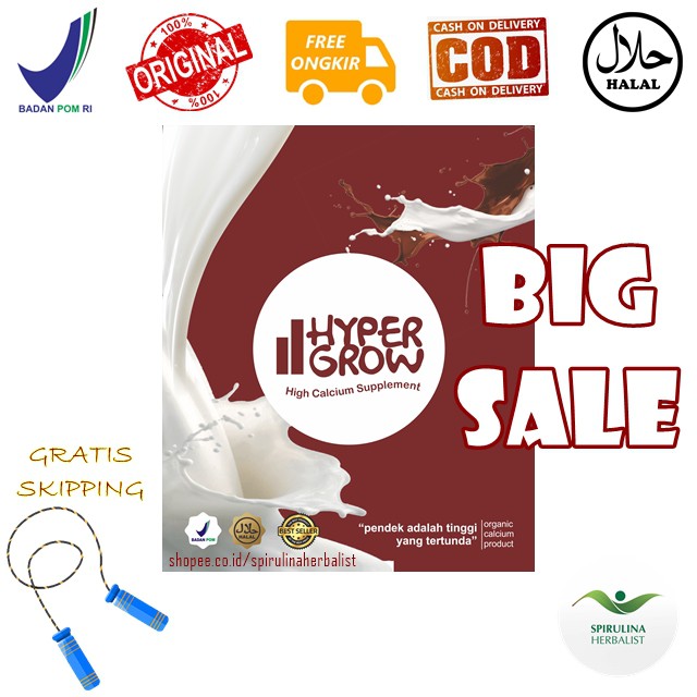 

HYPERGROW PENINGGI BADAN ORIGINAL (PENINGGI BADAN SUSU DAN KAPSUL) TIENS PENINGGI BADAN SUPER GROW U
