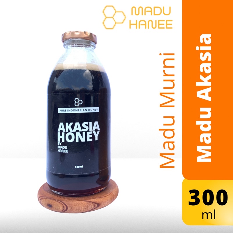 Pure Raw Honey | Madu Murni 100% | Madu Akasia 300ml (420gr)