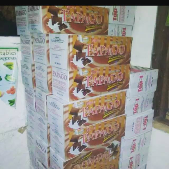 

1 dus snack Top 1 papago berhadiah uang tunai isi 20 pcs