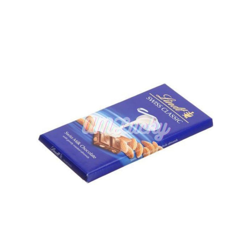 

Lindt Cokelat Susu Swiss Dengan Almond 100gr