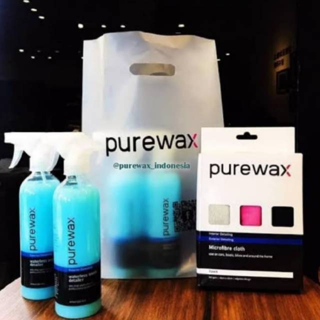 FREE LAP MICROFIBER PUREWAX multifungsi | pembersih kaca, jamur, exterior dan interior mobil