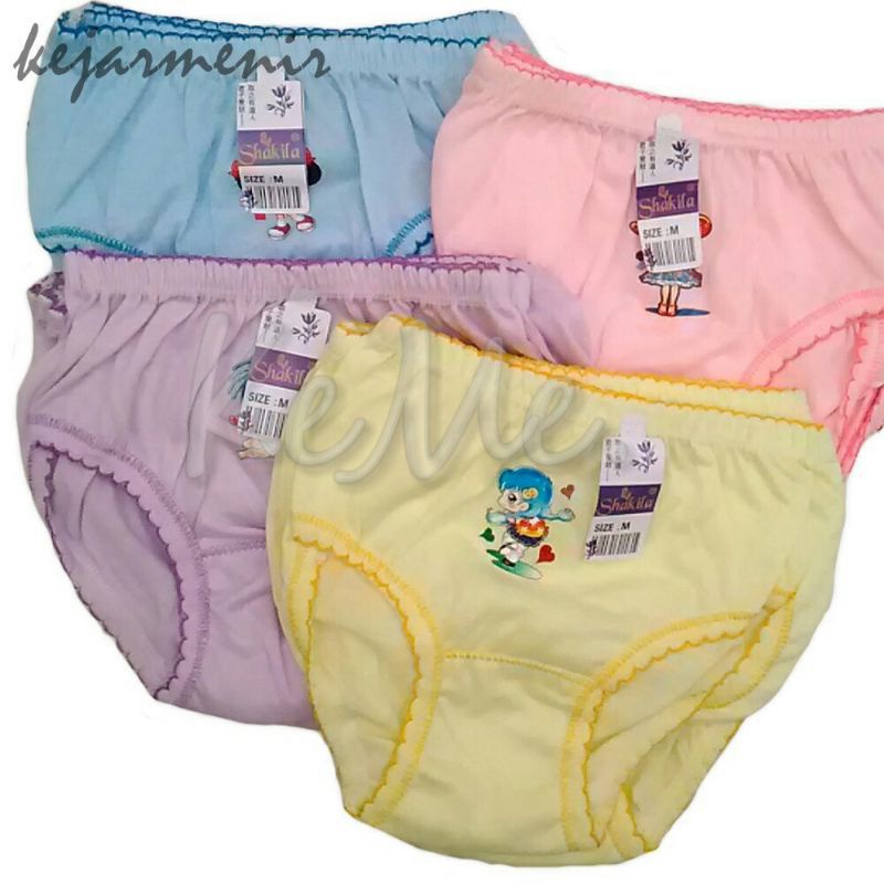 1 lusin celana dalam anak | celana dalam anak shakila | celana dalam anak gambar