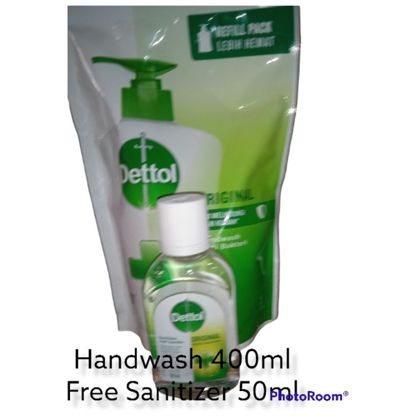 Handwash 400g Free Sanitizer 50ml