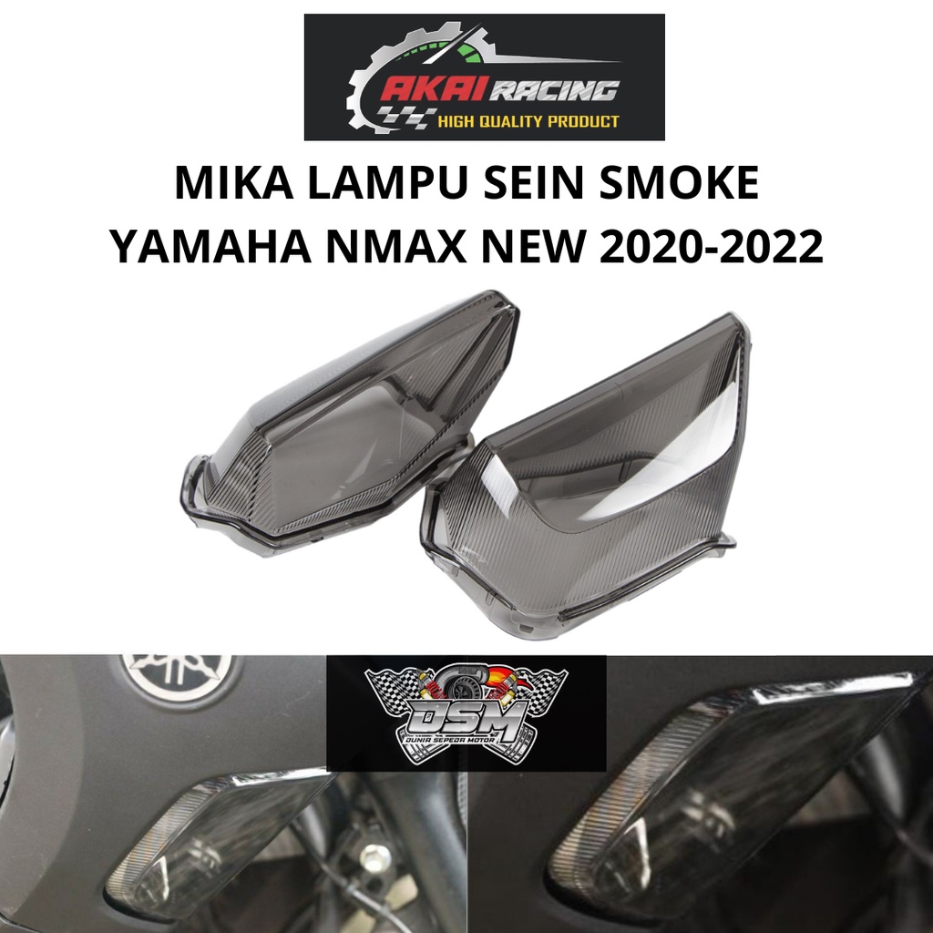 Mika Sen Nmax New Mika Sein Smoke Nmax New 2020-2022 Mika Lampu Sein Depan Nmax New 2020-2022 Merk Akai Racing Original