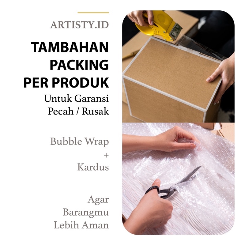 

BUBBLE WRAP DUS PROTEKSI GARANSI DISETIAP PESANAN