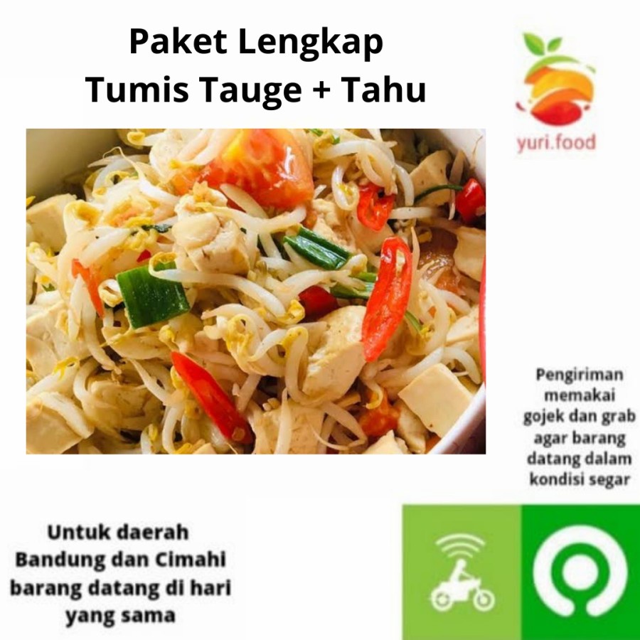 

Paket Siap Masak Tumis Tauge/toge + Tahu