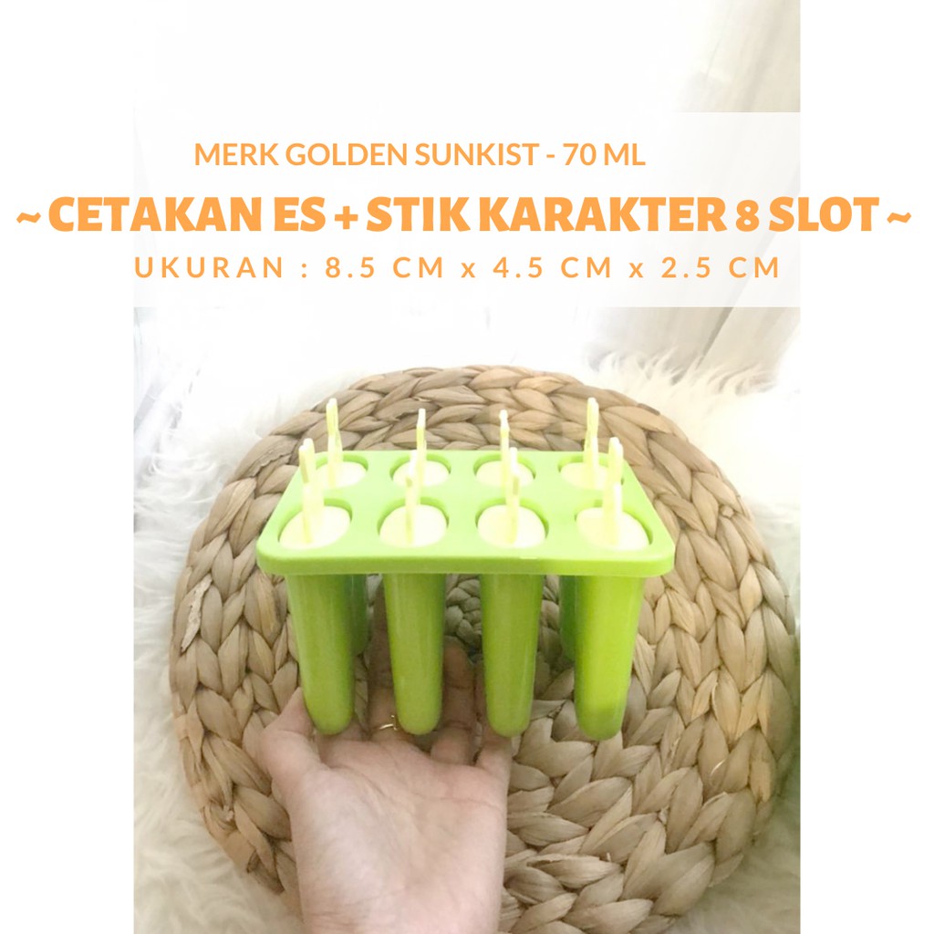 Cetakan Es Loli Stik Cetakan Es Krim Golden Sunkist Jelly Cetakan Cetakkan Es Krim Cetakan Es Krim L