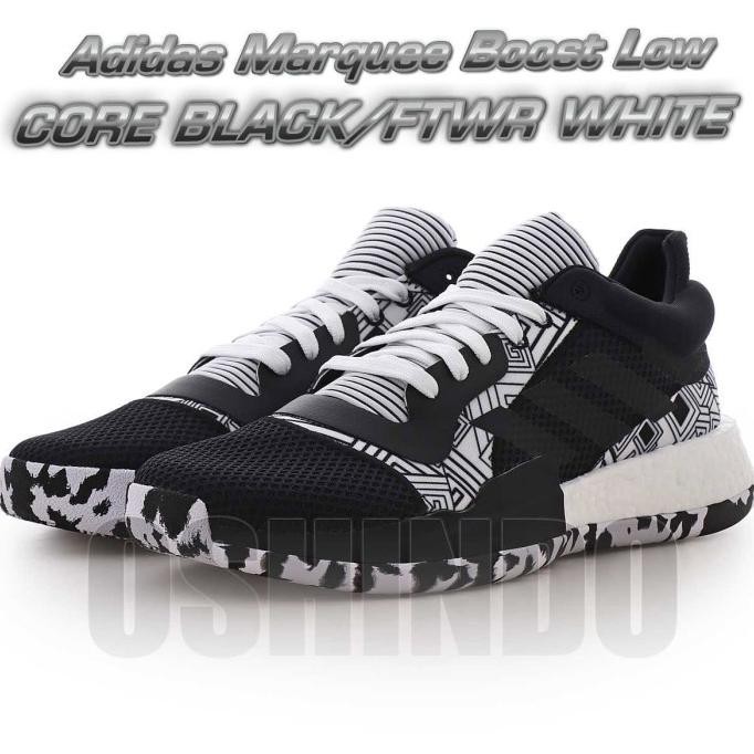Sepatu Basket Adidas Basketball Marquee Boost Low Cut Core Black Ori - Us9 Angmokio258