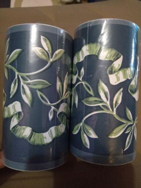 Roll Wallborder Sticker Border Dinding List Tembok Wallpaper Stiker  Motif Bunga Anak Shabby