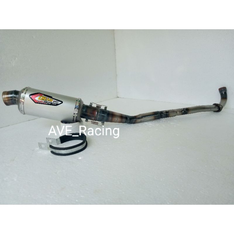 KNALPOT RACING CREAMPIE BUAT SUPRA X 125, SUPRA X LAMA, REVO, BLADE