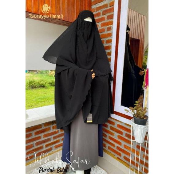 Jilbab Safar Purdah Lancip & Purdah Bulat