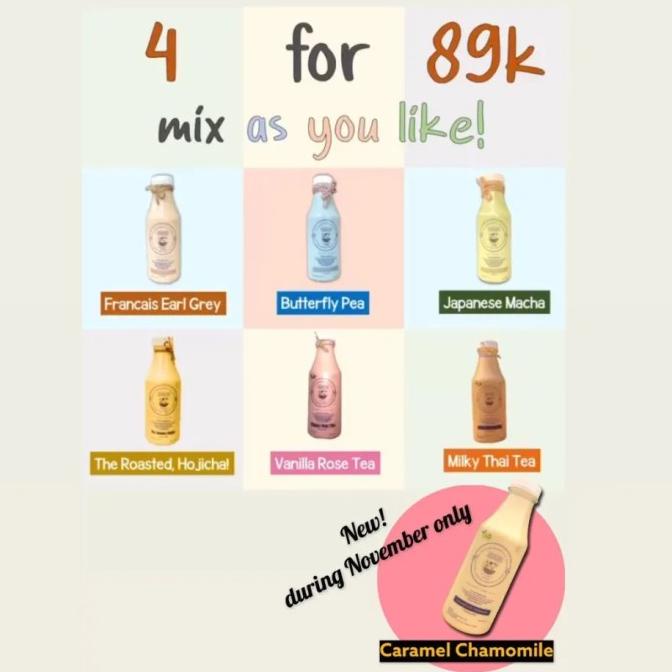 

BISA COD Rotjes Milk "Get 4 for 89k" Low Fat Milk Tea