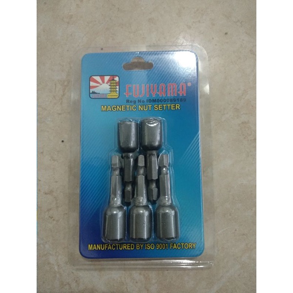 1 pack Mata Bor Roofing Pendek isi 5pcs / Mata Sock Roofing / Hex Nut