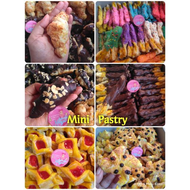 

Minimal 10pc Mini puff pastry croissant mini keju coklat stick coco cemilan snack kue lebaran snack kue kering