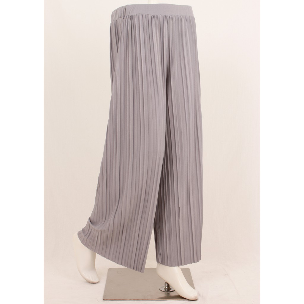 CHIC SIMPLE PLEATED PALAZZO HIGHWAIST CANTIK MODERN FASHION WANITA PT1122BB