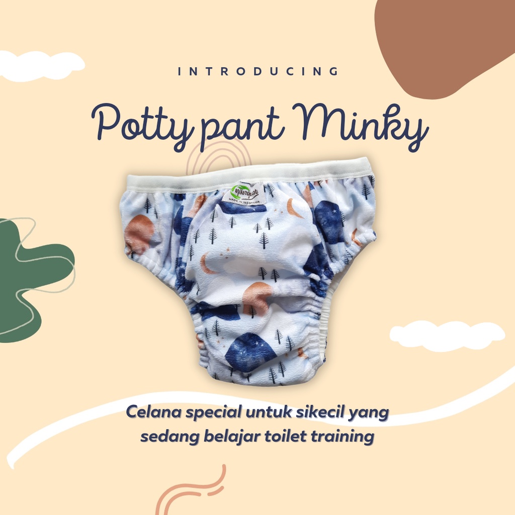 Ningrat Potty pant minky Training pants Celana latihan belajar lepas pampers anak