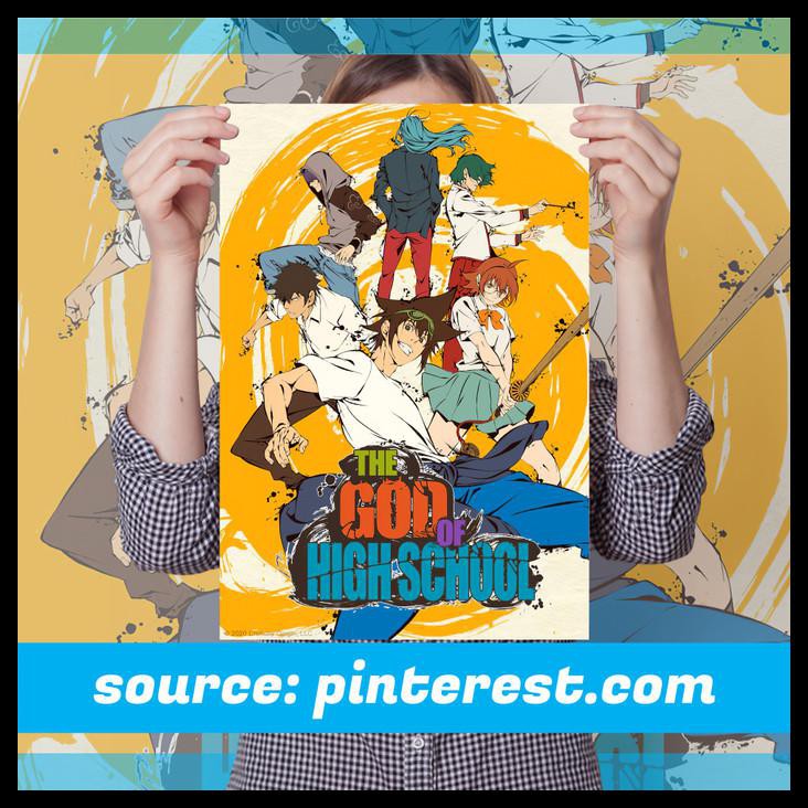 

Poster Anime Terlengkap A3 - The God Of High School