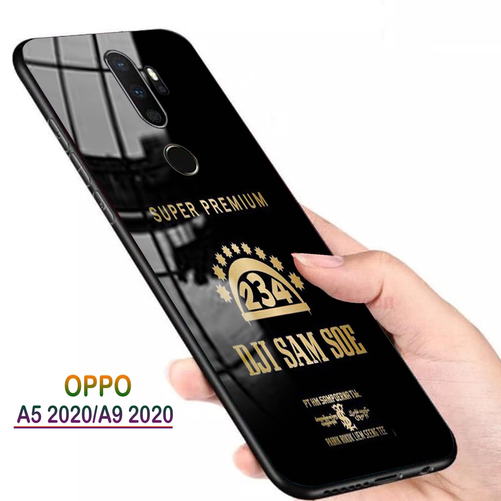 [A18] Softcase Glass Kaca OPPO A5 2020  A9 2020 - Casing Handphone OPPO A5 2020  A9 2020 - Case Hp O