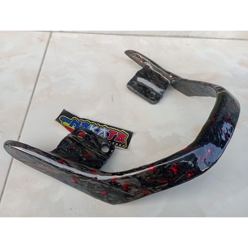 BEHEL BELAKANG NINJA KARBON KEVLAR FORGED BEHEL BELAKANG VARIASI CARBON FORGED MIX WARNA PLANGER BEL