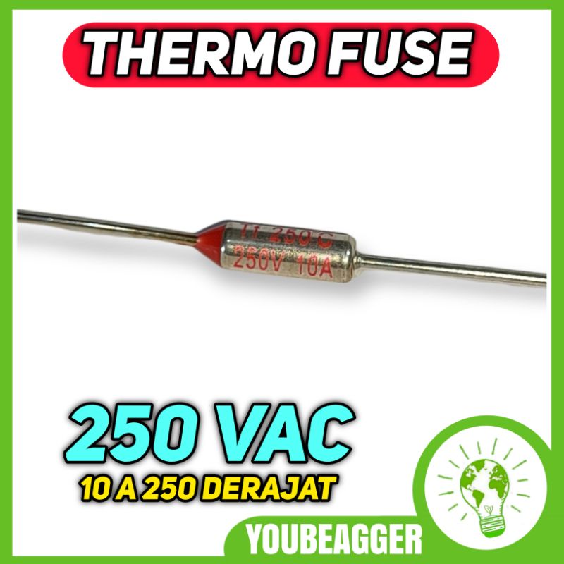 Thermo fuse magic com 10A 250 derajat 250VAC