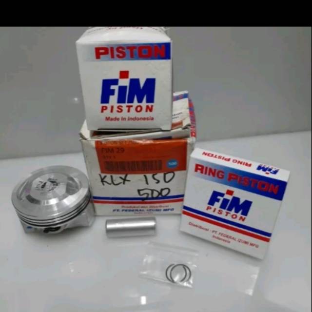 Piston kit klx 150 oversize 500 FIM diameter 63 mm