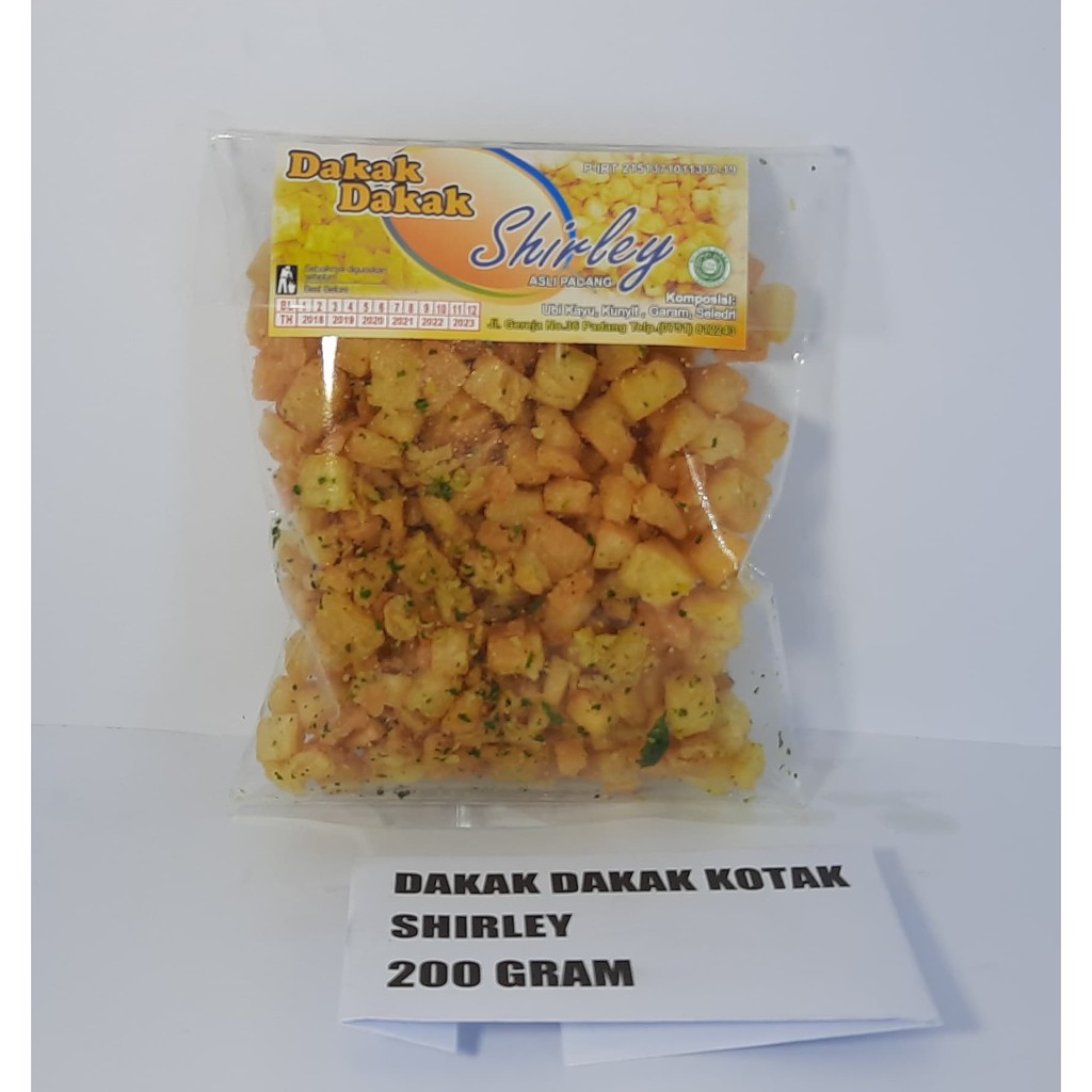 

Dakak Dakak Kotak Kerupuk Cincang Shirley Khas Padang