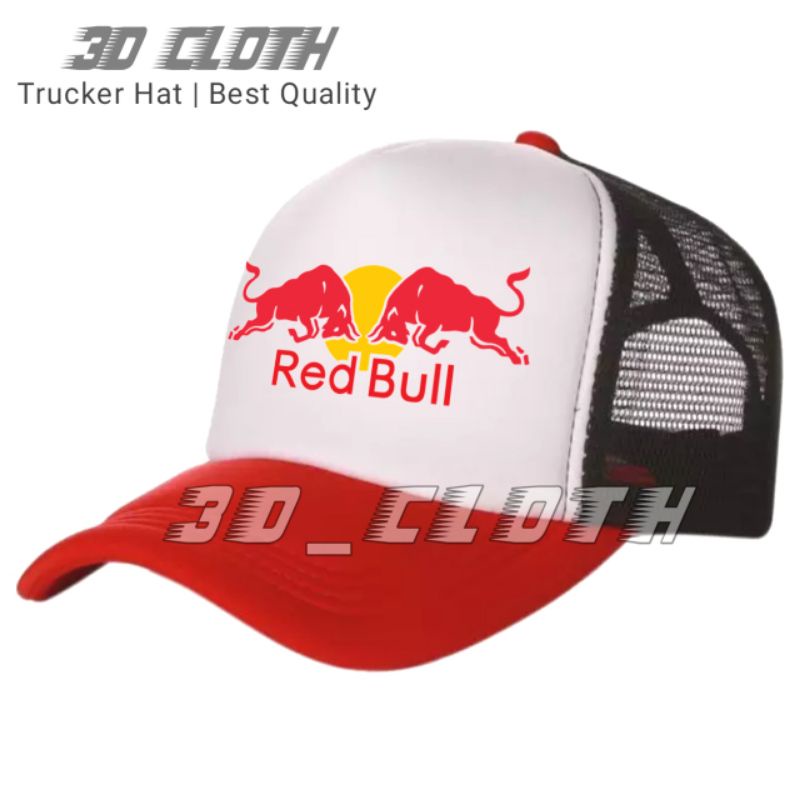 Topi Redbull Trucker - Topi Red Bull