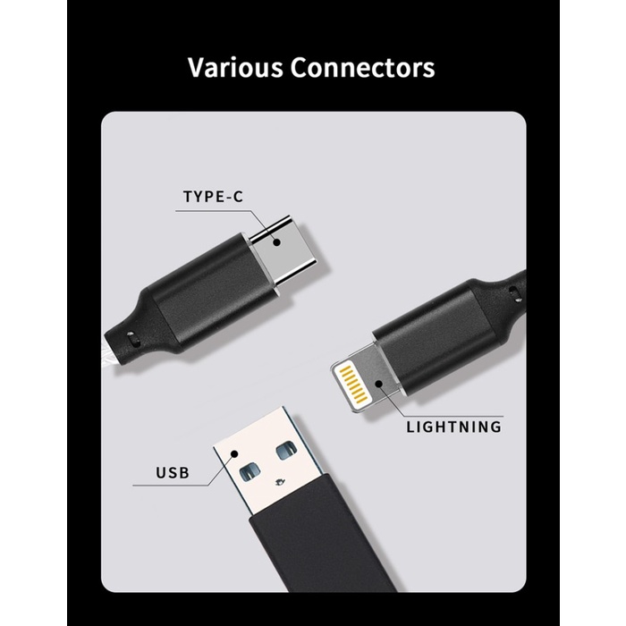 JCALLY OT03 / OT04 Adapter USB Type C / Lightning / USB