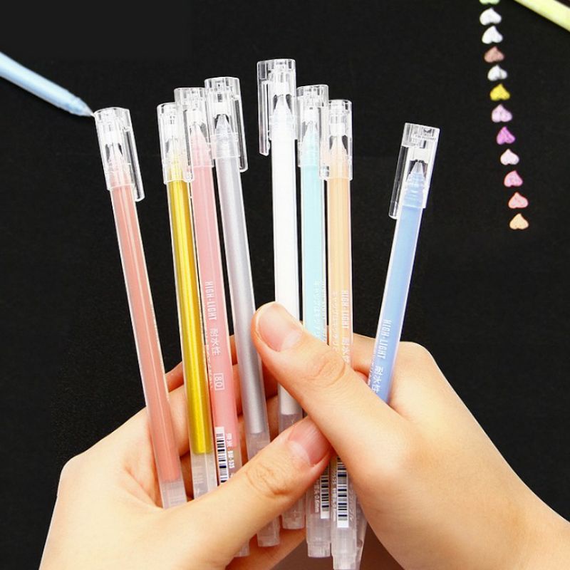 

MYUME.STORE || COLOR GEL PEN 10 WARNA 0.50 mm | PULPEN GEL WARNA