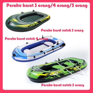 W2 Kayak / perahu karet / 3 orang / 4 orang / 5 orang/pariwisata / memancing / banjir / tiup cepat free Headset Bluetooth gratis + pompa udara