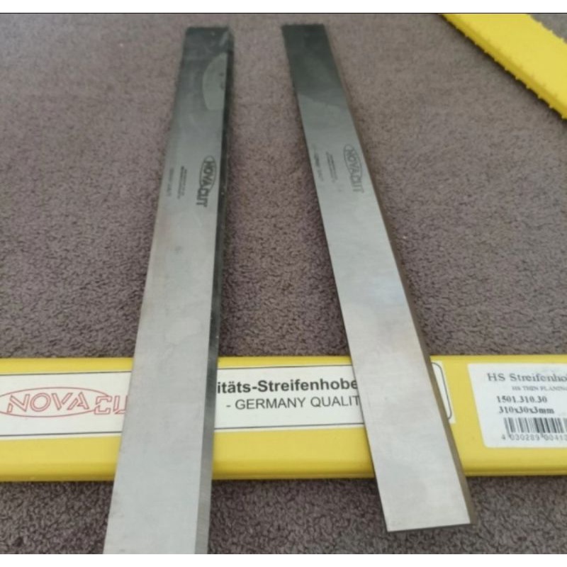 Pisau Serut Planer hss 410 x 30 x 3 mm Ori Nova Cut Germany HSS 18%