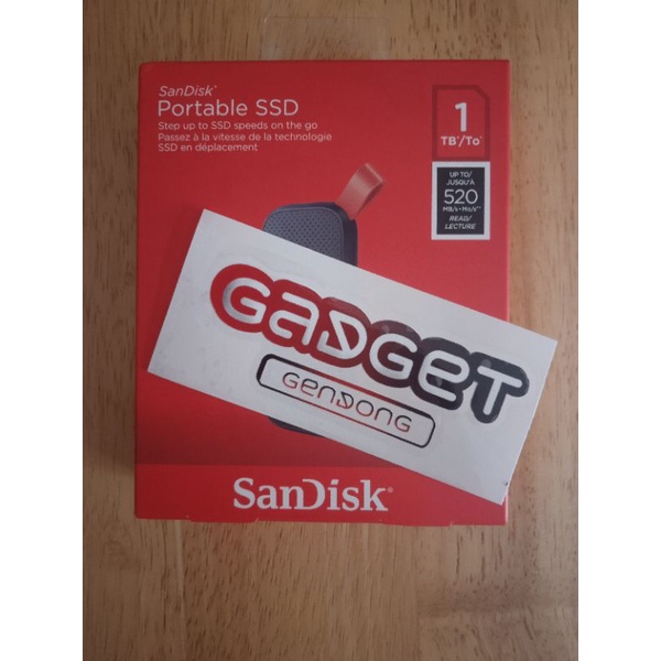 Sandisk SSD Portable 1TB Sandisk E30 Hard Drive External