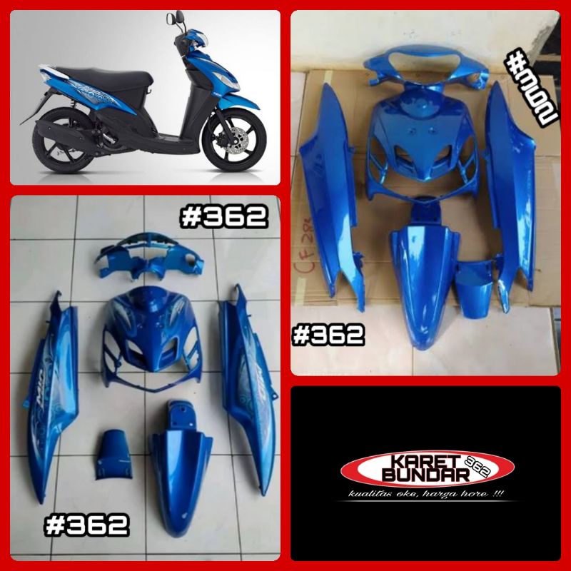 [COD] Body Full Halus Mio Smile (biru) || Cover full set body halus yamaha mio smile biru || Body Ha