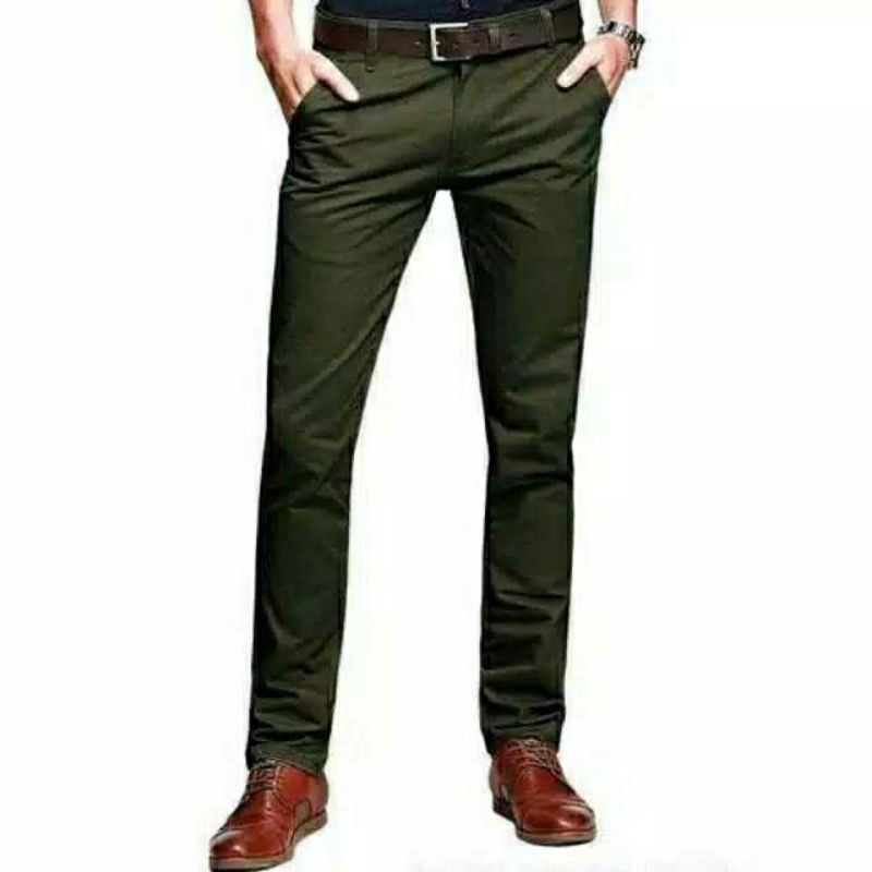 Celana Cheap Monday Chino Pria KERJAHARIAN Santai Casual Formal