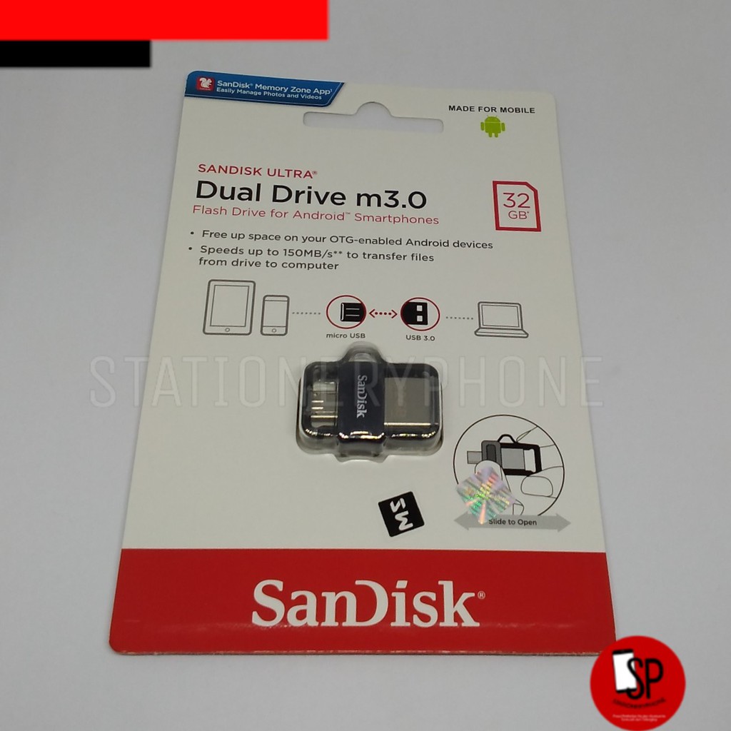 FLASHDISK OTG SANDISK DUAL USB 32 GB