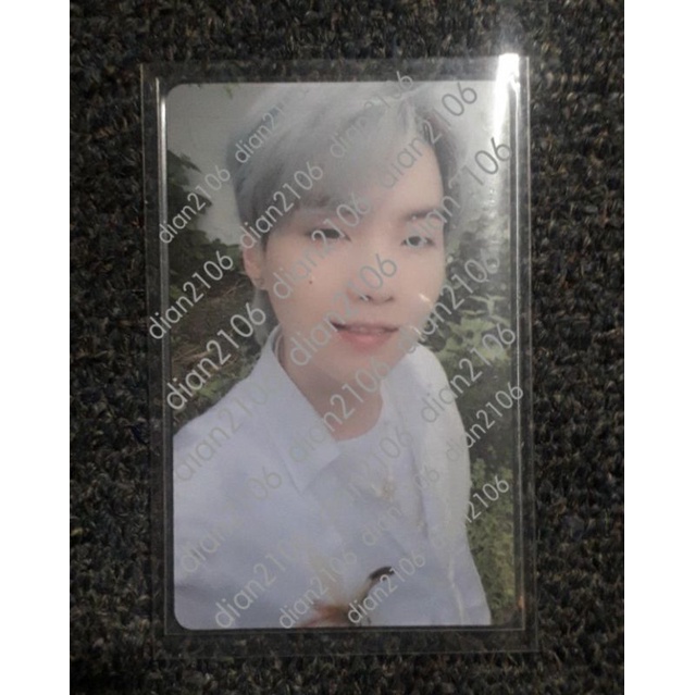 BTS PHOTOCARD LUCKY DRAW POWER STATION PWS SUGA
