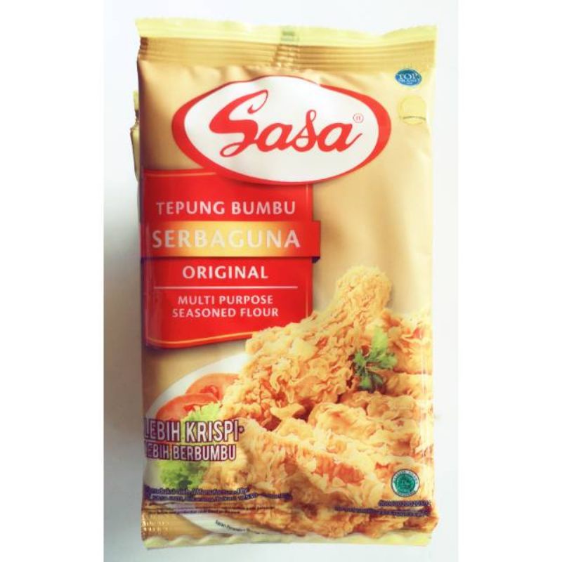 

Sasa Tepung Bumbu Kriuk Serbaguna ( 1 Renteng isi 10 Sachet )