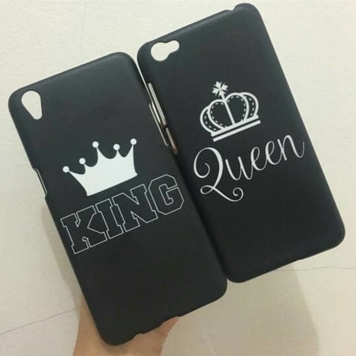 Promo Custom Case HP / CUSTOM CASE/ CASING IPHONE SAMSUNG KING QUEEN COUPLE