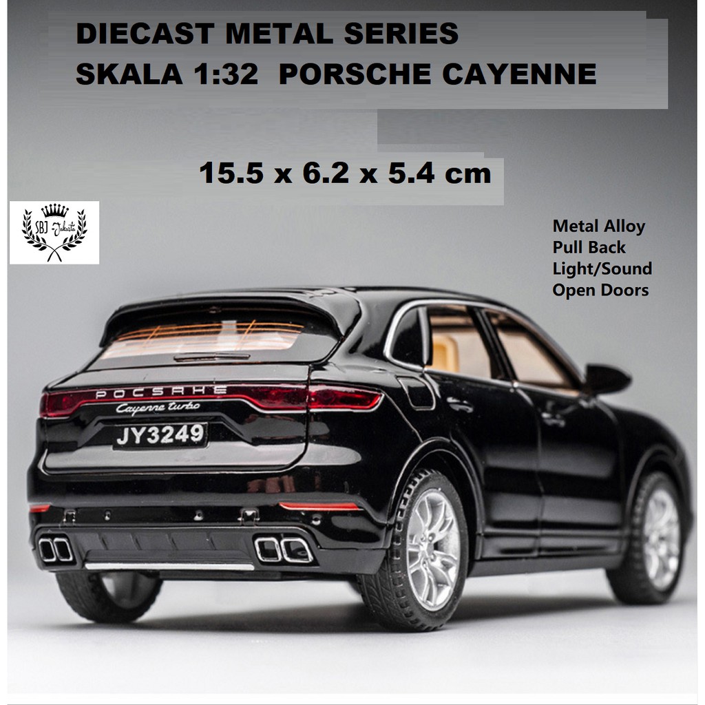 DIECAST Miniatur MOBIL PORSCHE Cayenne Skala 1:32 Metal Series